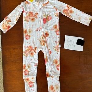 Lia & Liam floral girls convertible bamboo sleeper